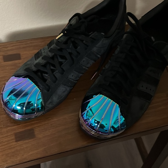 Rare Womens Adidas Superstar 80S Iridescent toe. - Picture 2 of 5